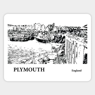 Plymouth England Magnet